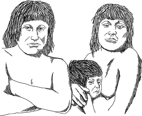Рис 36 Семья огнеземельцев Из книги Ф Ратцеля Народоведение 1902 - фото 36