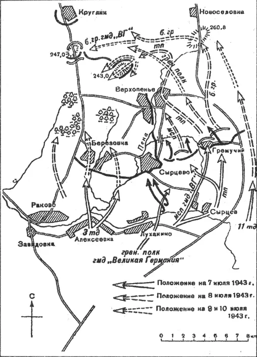 Курская битва 710 июля 1943 г Все же 9 июля 3й танковой дивизии удалось - фото 41