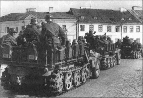 Немецкая мотопехота около Ченстоховы Сентябрь 1939 г Французские - фото 66