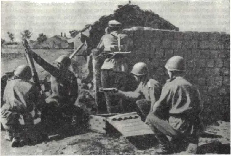 Минометчики на огневой позиции Запорожская область Октябрь 1943 г - фото 135