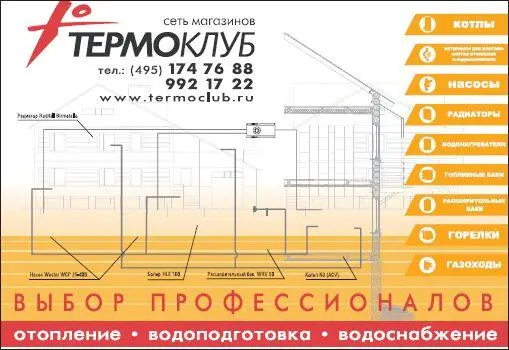 2 Схемы отопления домов 21 Схема отопления дома площадью до 100 м 2 Как - фото 4