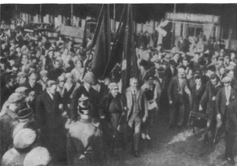 Торжественная встреча Клары Цеткин на берлинском вокзале 31 августа 1927 года - фото 8