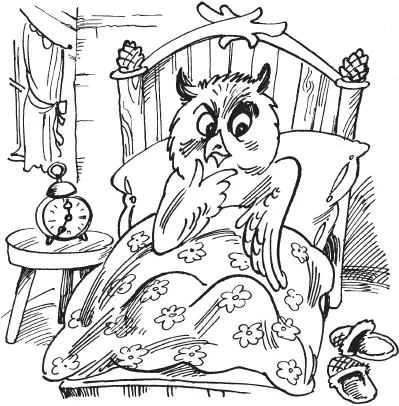 Owl jumped up and down on his bed Where are you What are you he cried - фото 4