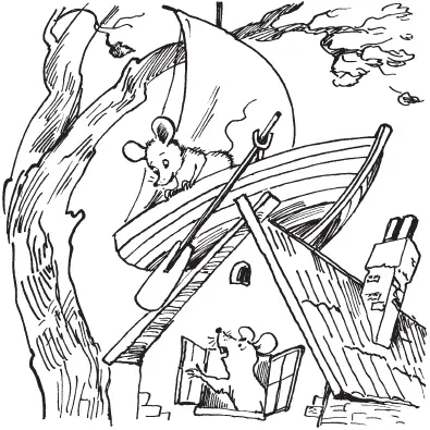 The north wind blew and blew The mouse and the boat and the house and the tree - фото 6