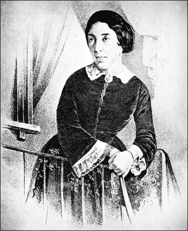 Полина Виардо Перерисовка с дагеротипа Сергея Левицкого 1853 г Спасское - фото 24