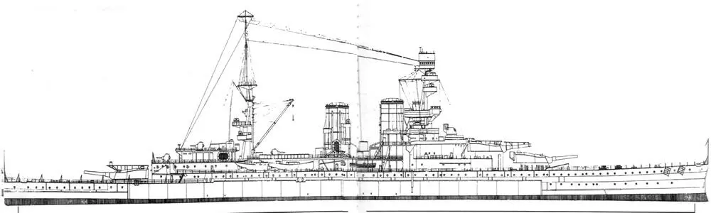 Линейный крейсер Рипалс 1927 г В 1925 г Принц Уэльский будучи ещё - фото 16