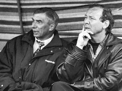 Георгий Ярцев главный тренер Спартака и Олег Романцев президент клуба - фото 150