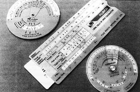 Рис 336 Различные калькуляторы для выбора объективов Переносная телекамера - фото 55