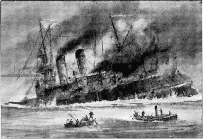 Последние минуты броненосца Адмирал Ушаков 7 Из альбома Морская коллекция - фото 3