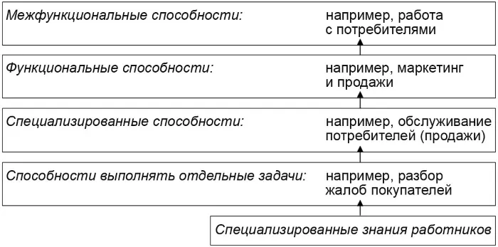 Рис 22 Иерархическая структура способностей организации В данной модели - фото 41