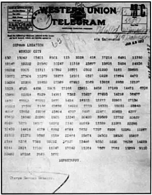 Телеграмма Циммермана вверху которую посол Гэрмании в Вашингтоне Йоханн фон - фото 3