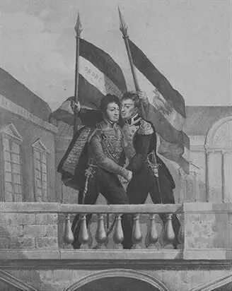Лафайет и ЛуиФилипп Орлеанский на балконе парижской Ратуши 31 июля 1830 года - фото 5