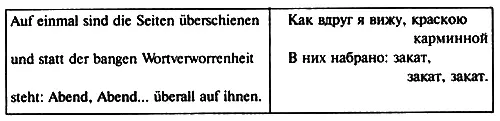 Auf einmal sind die Seiten überschienen und statt der bangen Wortverworrenheit - фото 6