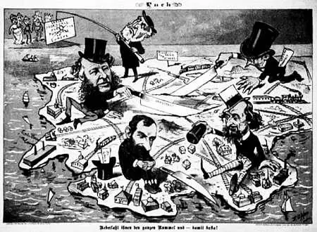 На этой карикатуре 1885 года американский художник Фредерик Бурр Опперизобразил - фото 122