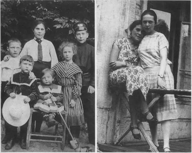Стоят слева направоСестры в Сокольниках 1925 год Роман Якобсон Лиля - фото 3