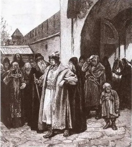 Приезд Петра в Лавру 8 августа 1689 года КВ Лебедев Стрелецкие казни С - фото 28