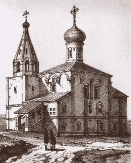 Церковь Благовещения Владимирского Сновидского монастыря Рисунок ИМ - фото 41