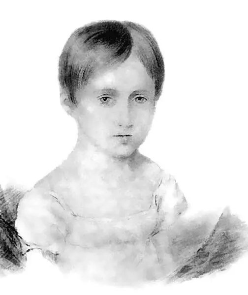 Наталья Николаевна Гончарова 18121863 в детстве Неизвестный художник - фото 4