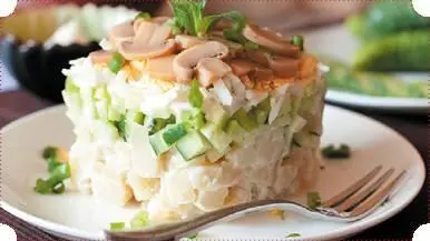 Мясной салат с редисом и шпинатом Бедро куриное отварное 1 шт редис 150 - фото 28