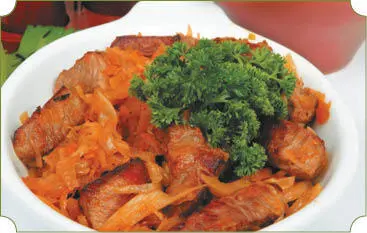 Мясо вымыть обсушить нарезать кубиками добавить соль перец обжарить и - фото 39