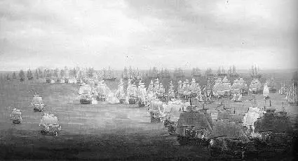 Начало Трафальгарского сражения Н Покок 1808 Трафальгарское морское - фото 41