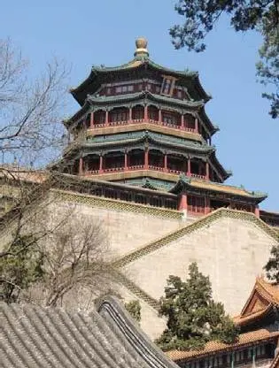 Пагода храма Фосянгэ в парке Ихэюань Байта Белая пагода в Пекине Ступы в - фото 182