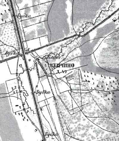 Купчино на карте Петербурга 1868 г В середине 1830х гг западнее Купчина - фото 100