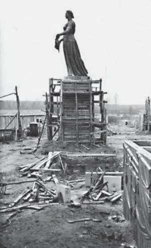 Создание мемориального комплекса на Пискаревском кладбище Фото конца 1950х - фото 196