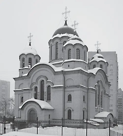Храм Рождества Христова на улице Коллонтай Фото автора февраль 2010 г Мосты - фото 21