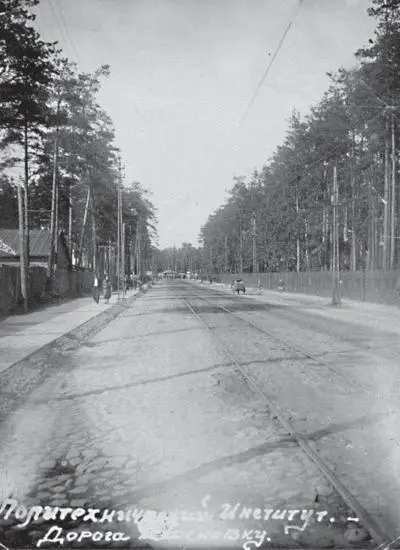 Дорога в Сосновку ныне Политехническая улица фото начала 1930х гг - фото 251