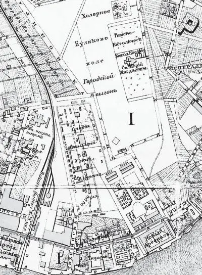 Куликово поле на карте Петербурга 1901 г Итак Куликово поле Так называлась - фото 98