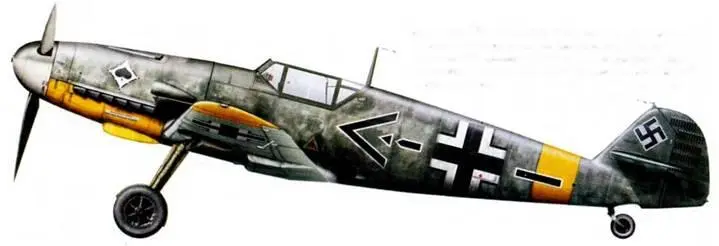Messerschmitt Bf 109F2 WNr 8326 командира JG 53 майора Гюнтера фон - фото 217