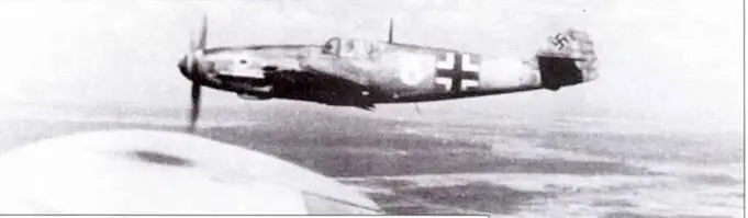 Bf109 F2 Белая 8 над Восточным фронтом летом 1941 года Один из первых Bf - фото 68
