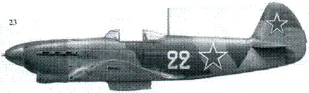 23 Як7Б капитана Арсения Васильевича Ворожейкина 728 ИАП Киев ноябрь 1943 - фото 68