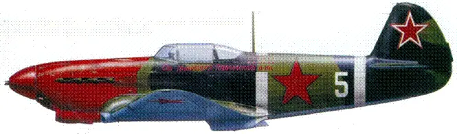 Як1Б капитана Павла Максимовича Чувилева командира 1й эскадрильи 427 ИАП - фото 79