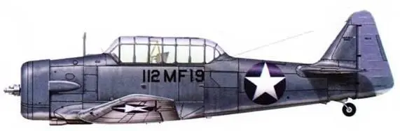 Норт Америкен SXJ4 112MF19 BuNo 05551 из VMF112 ноябрь 1942 года - фото 159