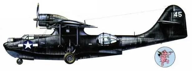 PBY5A Каталина 45 из состава VP52 Новая Гвинея ноябрь 1943 года Обычно - фото 166