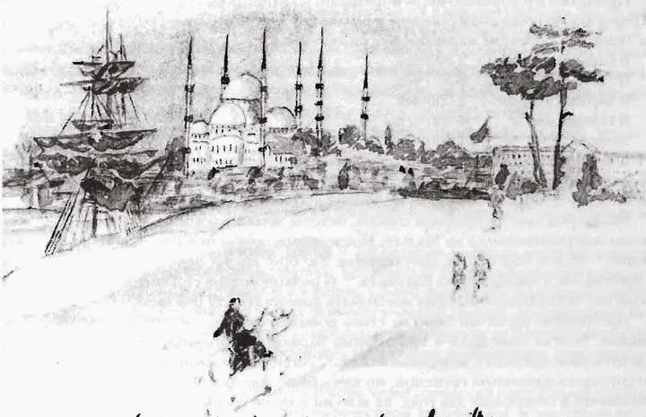 Английский лагерь в Скутари Рисунок лейтенанта Френсиса Гранта 1854 г С - фото 24