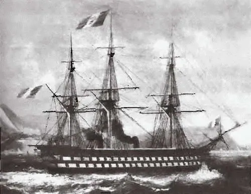 Французский линейный корабль Napoleon 1852 г Французский линейный - фото 39