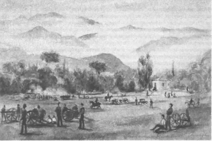 Английские войска под Балаклавой Английский рисунок Сентябрь 1854 г Лучшая - фото 32