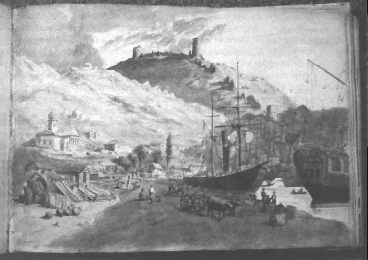 Английский флот в Балаклаве Английский рисунок Сентябрь 1854 г - фото 34