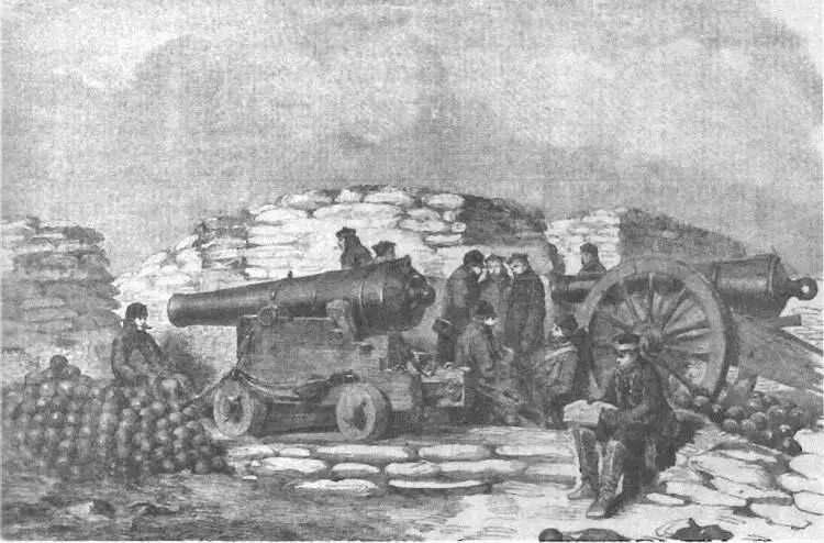 Английская батарея на Зеленом холме Английский рисунок 18541855 гг - фото 44