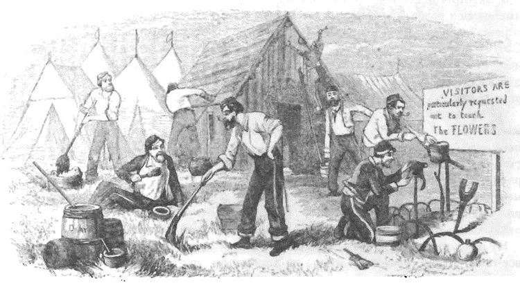 Английский лагерь под Севастополем 18541855 гг Английский рисунок сер XIX - фото 50