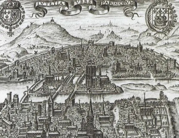 Париж на рубеже XVIXVII веков Гравюра 1608 г Пожар в старой Сорбонне в 1670 - фото 22