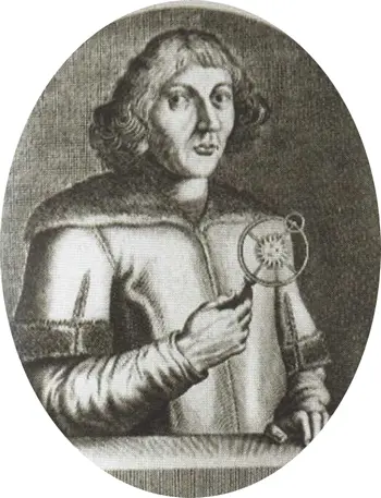 Николай Коперник Гравюра XVII в Кабинет астронома Гравюра Д Галле по - фото 42