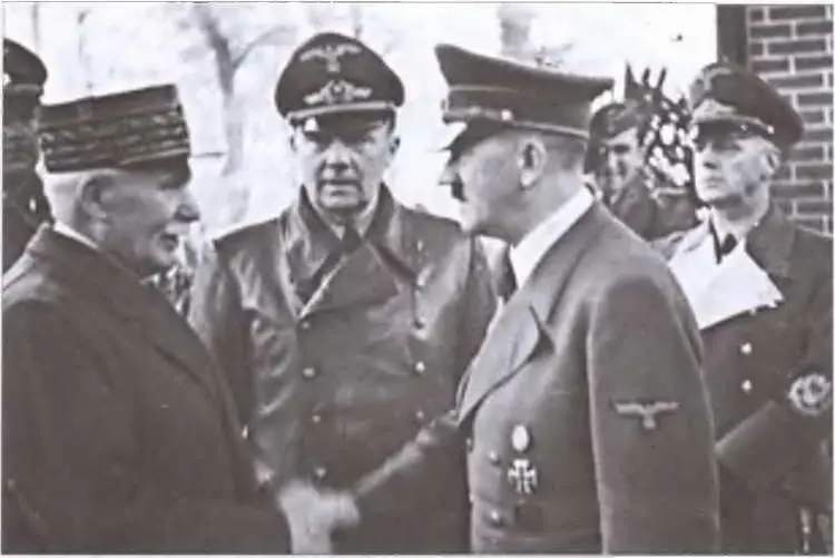 Встреча маршала Петэна и А Гитлера в Монтуаре 24 октября 1940 г Присяга - фото 11
