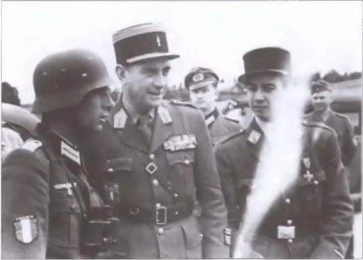 Роже Одибер полковник Эдгар Пуа лейтенант Ги Серван 14 июня 1943 г - фото 39