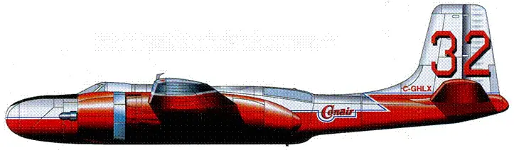 Модернизированный фирмой Конэйр Авиэйшн в противопожарный самолет В26В - фото 228