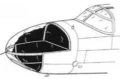А26С Прозрачное остекление кабины штурмана бомбардира Носовая оконечность - фото 65