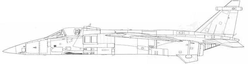 SEPECAT JAGUAR INTERNATIONAL M Port Profile SEPECAT JAGUAR A Starboard - фото 101